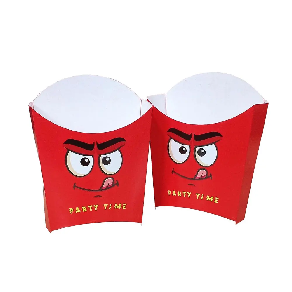 Customizable Paper Box for French Fries Wholesale Custom Food Boxes Fries Packaging Box