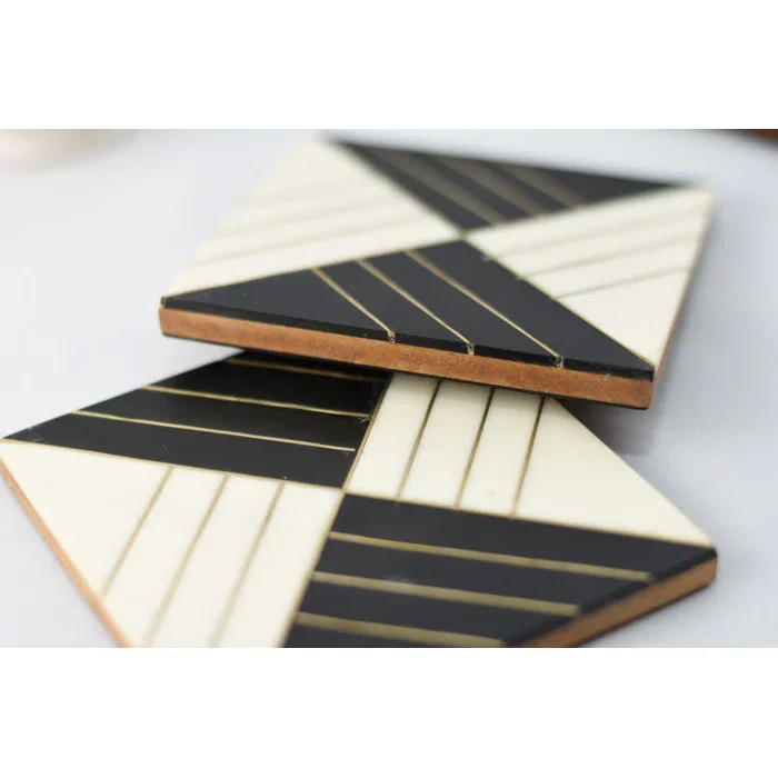 Luxury Tabletop Tea and Coffee Organizer Most Selling Epoxy Resin Coasters from Indian Supplier for Craft Mold Use