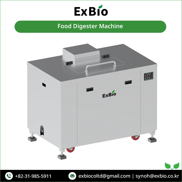 Всемирная поставка Лидер продаж машина для компостирования пищевых отходов Exbio емкостью 300 кг/день с гарантией 1 год