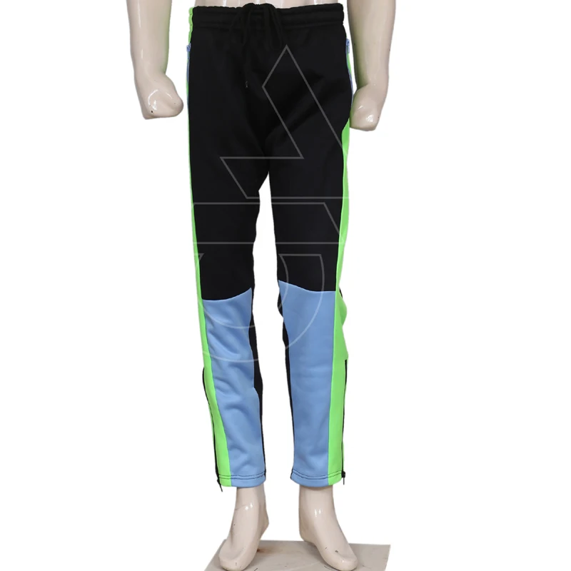 Contract Colors Streetwear Men Drawstring Jogger Pants