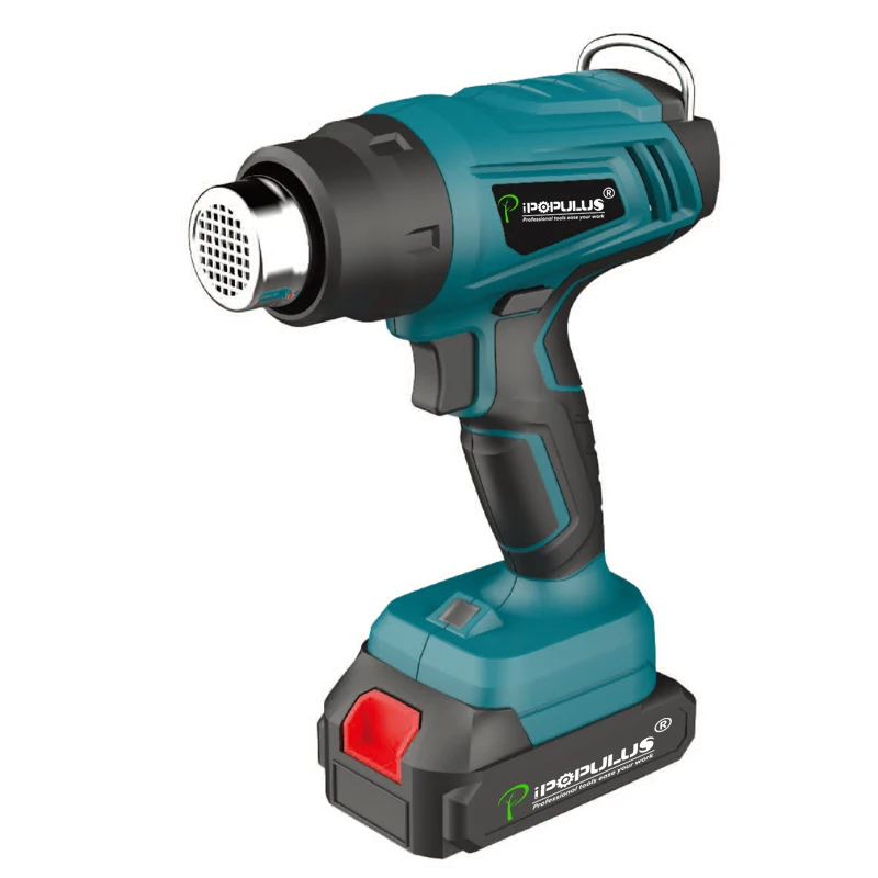 Factory Direct Sale 2.0/4.0Ah Battery Rechargeable Cordless Hot air Gun Shrink Wrap Portable Wireless Heat Gun