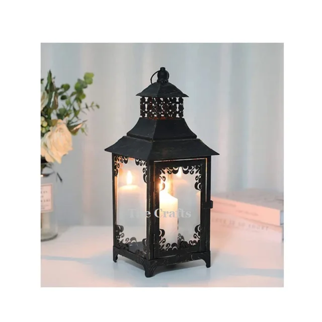 Admirable Design Iron Black Color Lantern For Home Hotel And Wedding Decorative Lantern At Bestest Prices