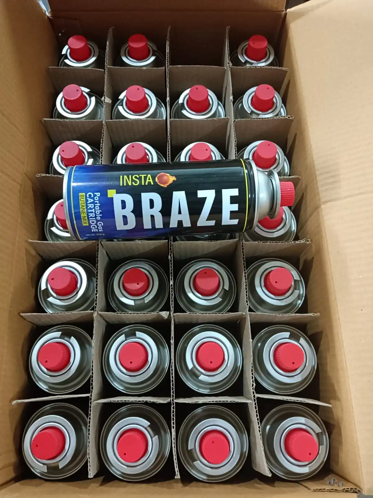 High Pressure 99% Pure Butane Gas Cartridges Aluminium Wholesaler Industrial Gas Use