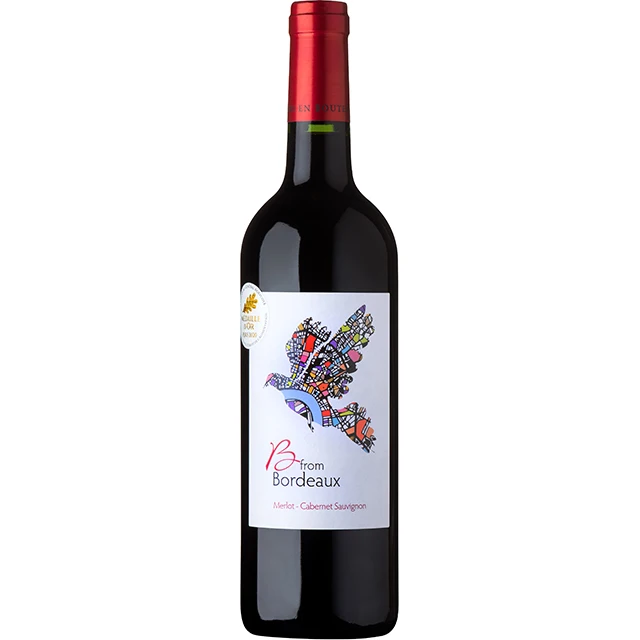 Bordeaux vignibles Raguenot Премиум французское красное вино 75cl бутылка сухое высококачественное Мерло Каберне Совиньон 13.5% содержание алкоголя