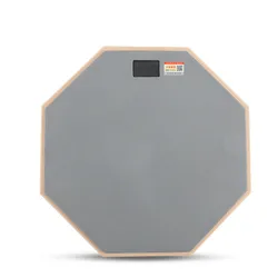 12 Inches Drum Practice Pad Silent Drum Pad 2-Sided