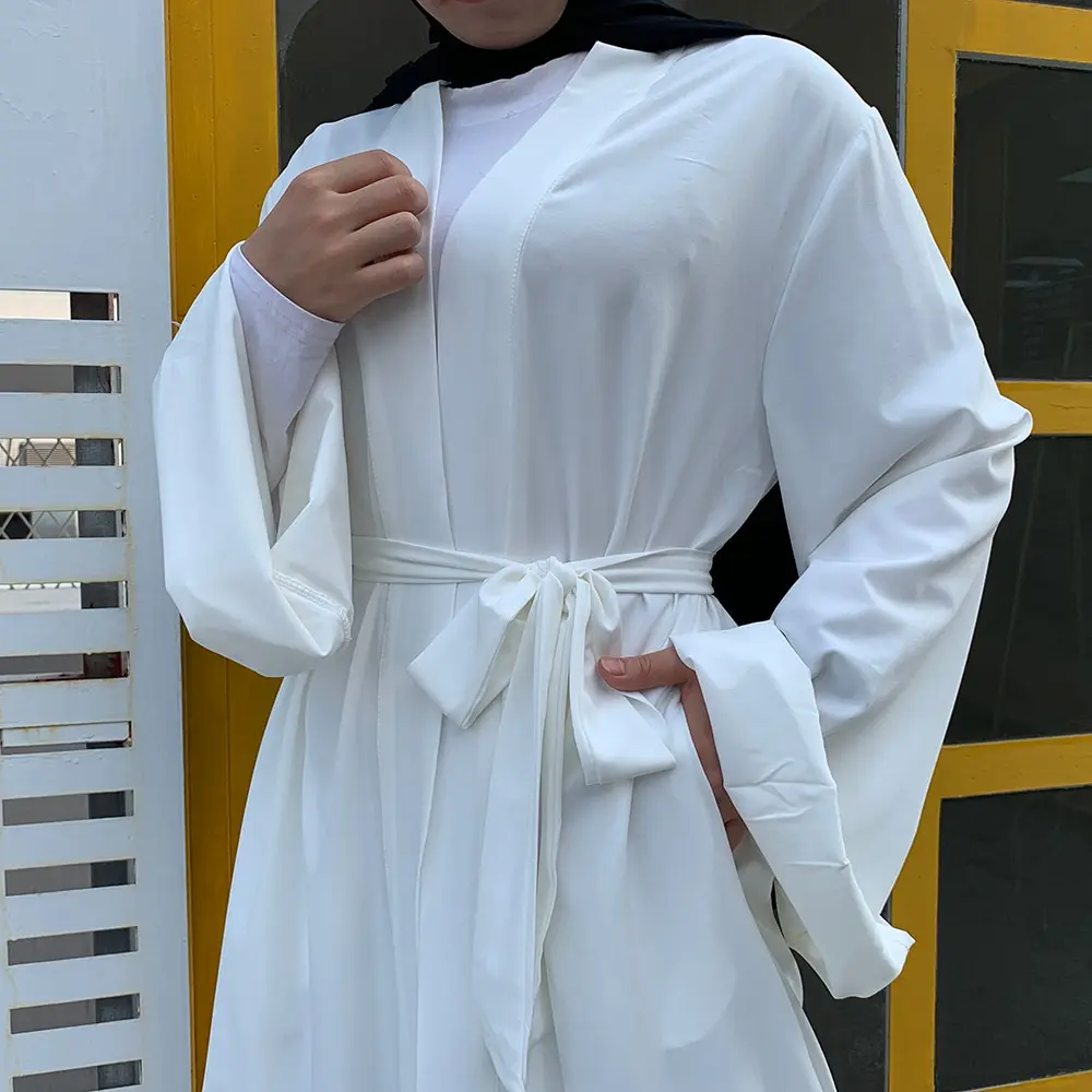2022 Ramadan Abaya Batwing Sleeve Islamic Clothing Women Kaftan Dress Pakistani Dubai Caftan