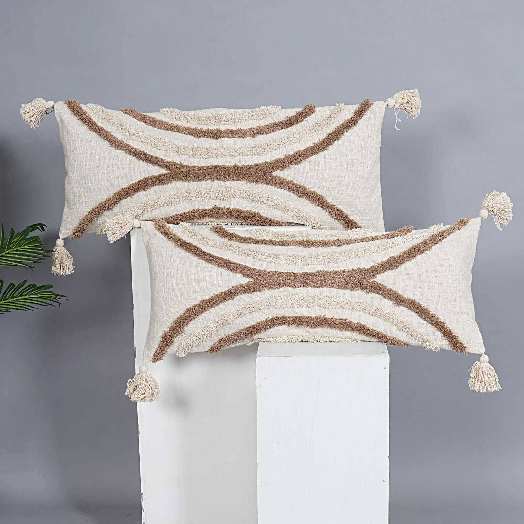 India Minimalist Decorative Pillow Suitable for Hotel Model Room Living Room Study Chair Pillow Cushion