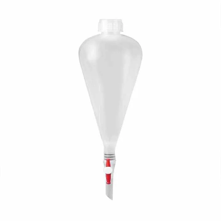 Separatory Funnel is a funnel that is made of polypropylene and giving it excellent contact clarity and strength