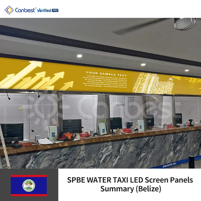 Canbest Fiw P2.5 Крытый 8320x480 мм 27 29x1 57 футов Spbe водное такси лобби светодиодный экран видео настенная панель в Белизе