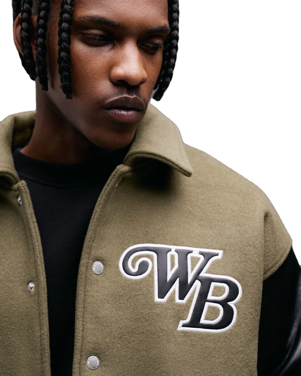 Customized Logos Embroidery Letterman Jackets For Men Womens Crop Varsity Jackets Wool Body Leather SLeeves Greek Jackets