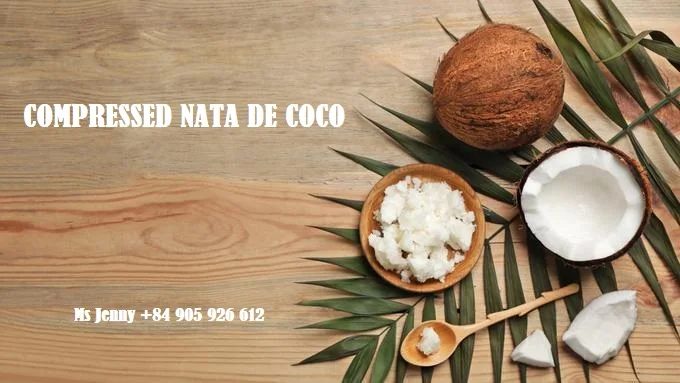 Заводская цена прессованное сырье Nata De Coco/кокосовое желе для корейского рынка Бангладеш в сиропе/Ms Jenny + 84 905