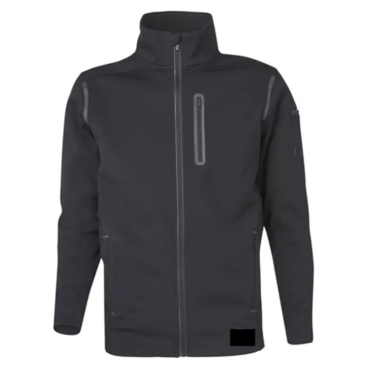 Custom New Fleece Lined Softshell Jacket Winter Mens Work Wear Shell Material Polyester Cotton  Clothing Length Regular