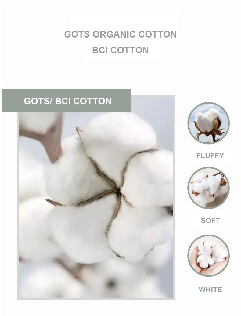 180G 240G 300G GOTS BCI 100% Organic Cotton Oversized Plain White Tshirt T Shirt T-shirt Tshirts Custom Digital Printing