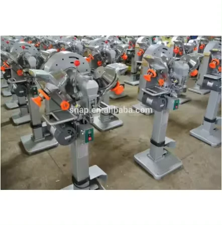 Easy-to-Use Automatic Snap Button Making Machine with Powerful Motor and Precision Throat Depth New Product