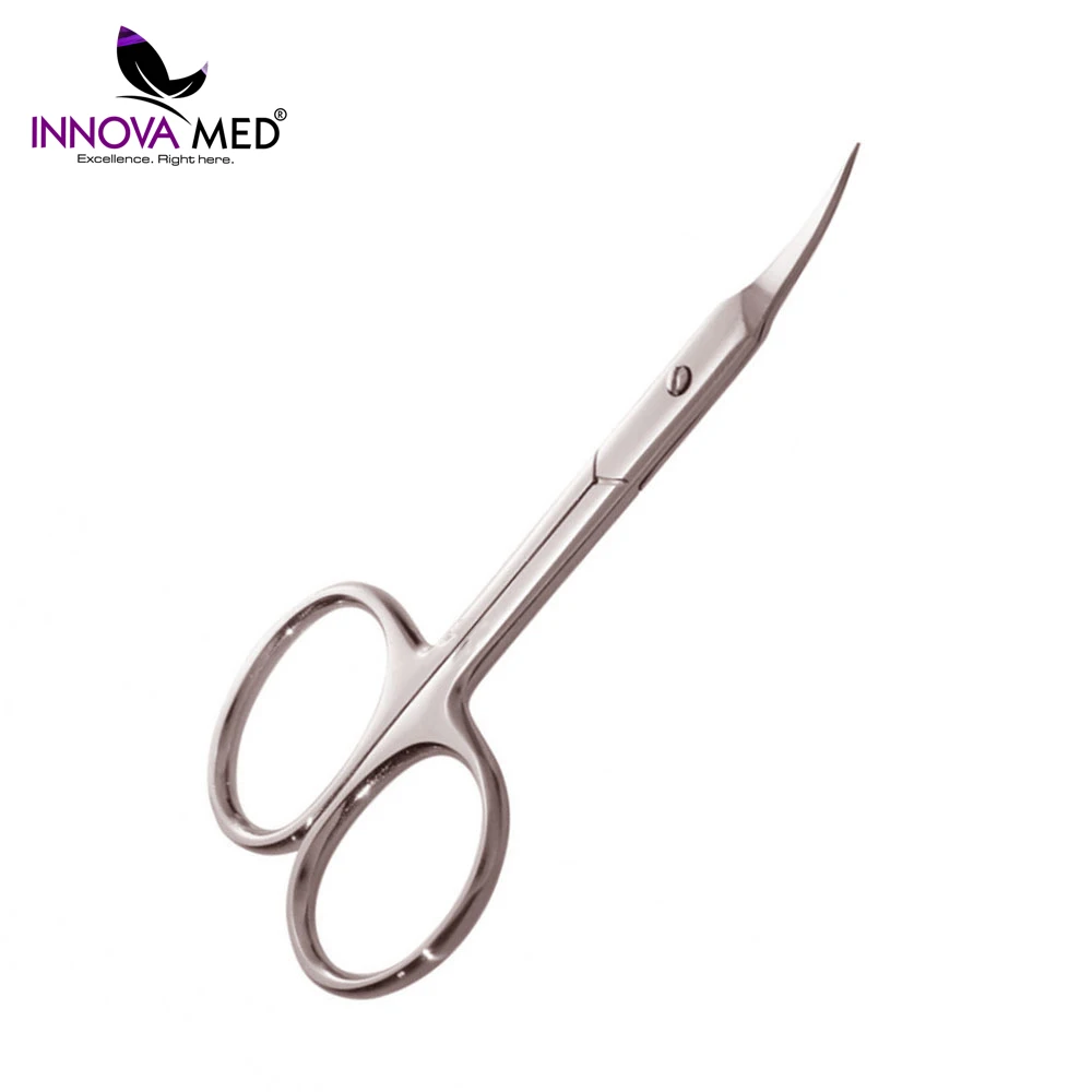 Curved Shaped Premium Quality Newest Latest Style Stainless Steel Staleks Cuticle Scissors BY INNOVAMED INSTRUMENTS