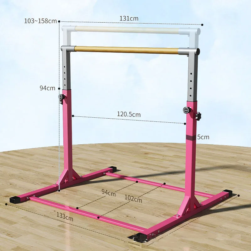 Horizontal Bar For Kids Gymnastics Bars Indoor Gymnastic Equipment Adjustable Junior Training Gymnastics