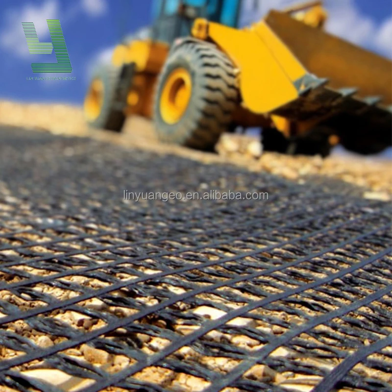 Civil Engineering Glass Fiber Mesh Fiberglass Geogrid