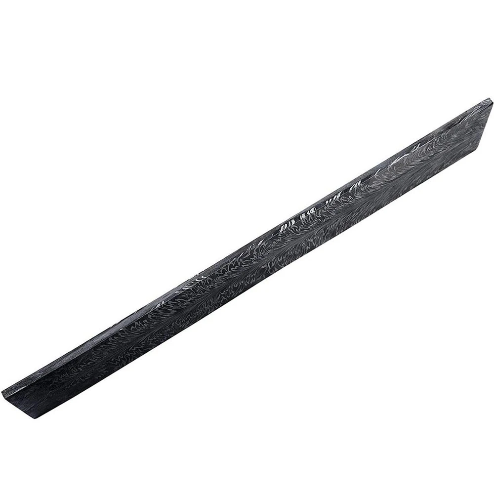 Custom Handmade Damascus Steel Billet For knife Making Blank Feather Pattern Damascus Steel Billet Bar