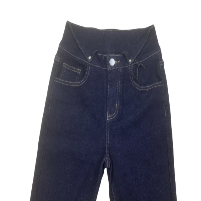 Factory wholesale high stretch 11.6oz A/W Non Fade Straight Raw Denim Pants Indigo Blue Selvedge super slim jeans