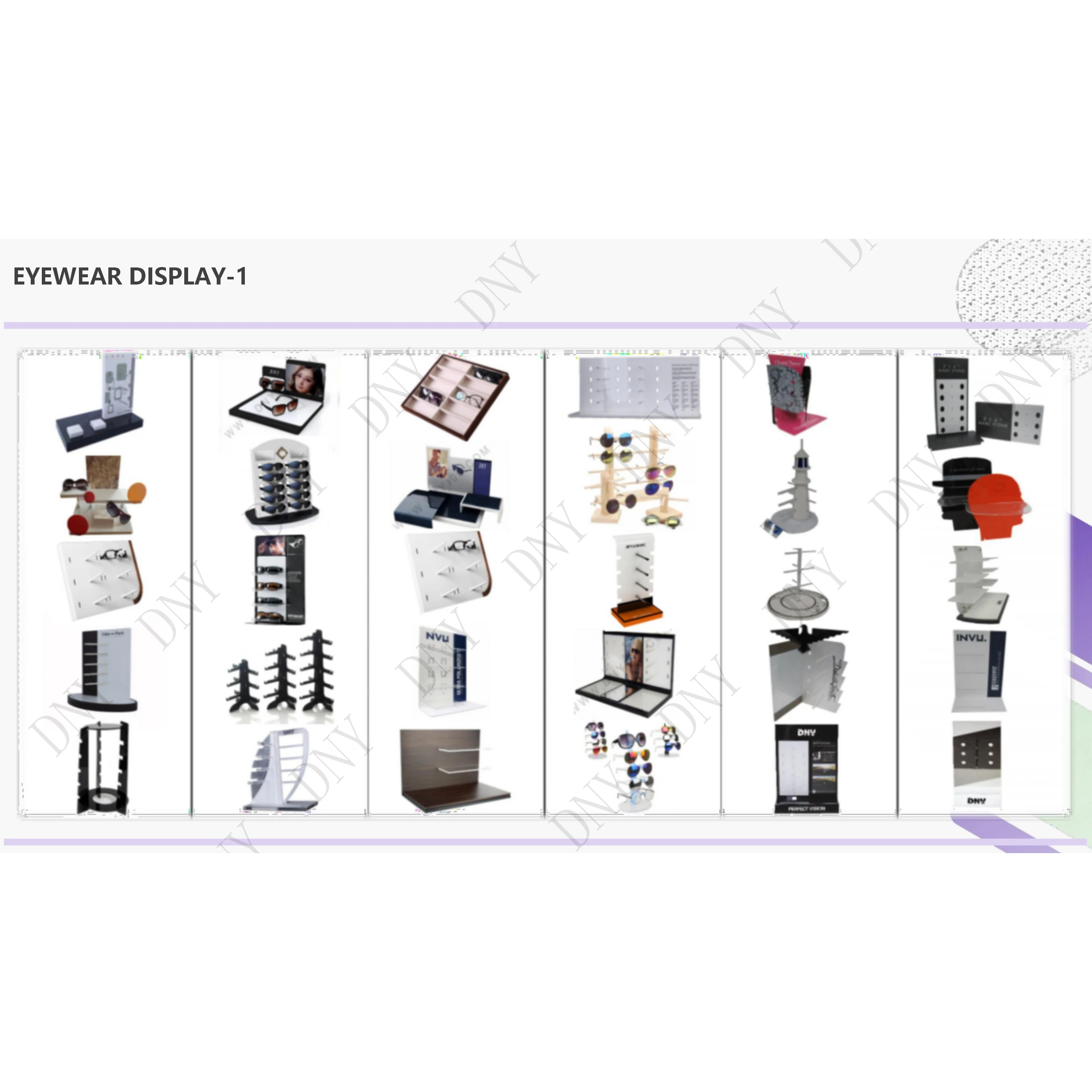 Glasses store display rack storage tray counter desktop sunglasses rack display decorative props