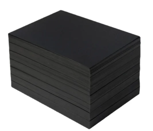 1mm 1.5mm 2mm recycled thick laminated black paper board factory supplier