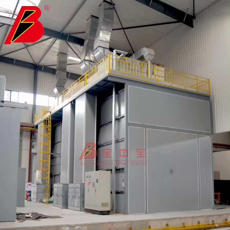 BZB Customized Paint Booth Painting Oven Supplier Paint Spray Booths For Industrial