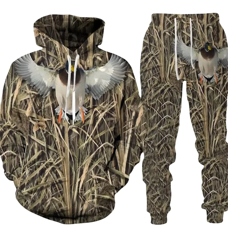 2023 Top High Quality Boar Hunting sublimation 3D printing Long Sleeve plus size custom label men Hoodie