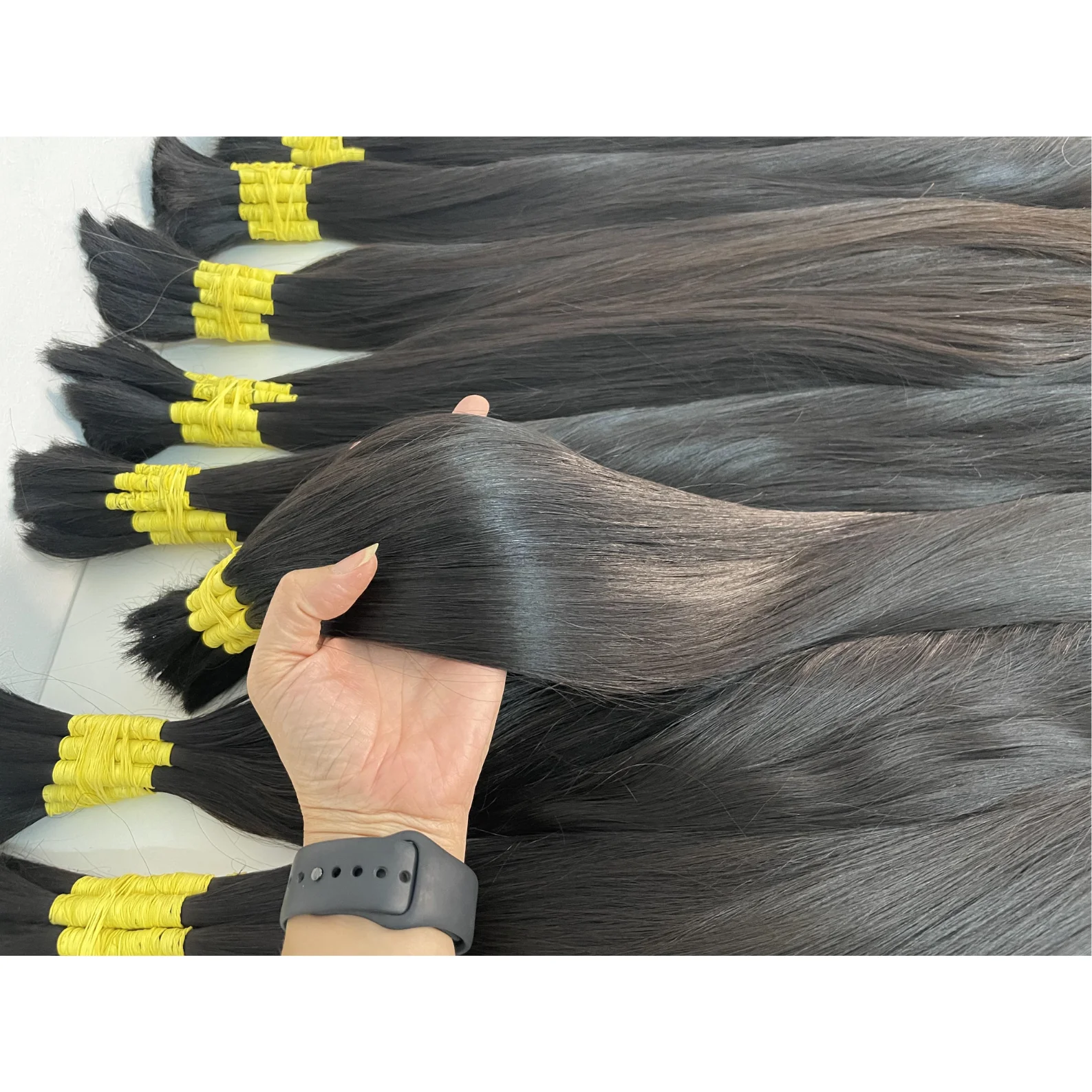 MH TRUST Vietnam Factory Wholesale Double drawn Full Cuticle Aligned Virgin Raw Remy 100% Human Hair Bulk
