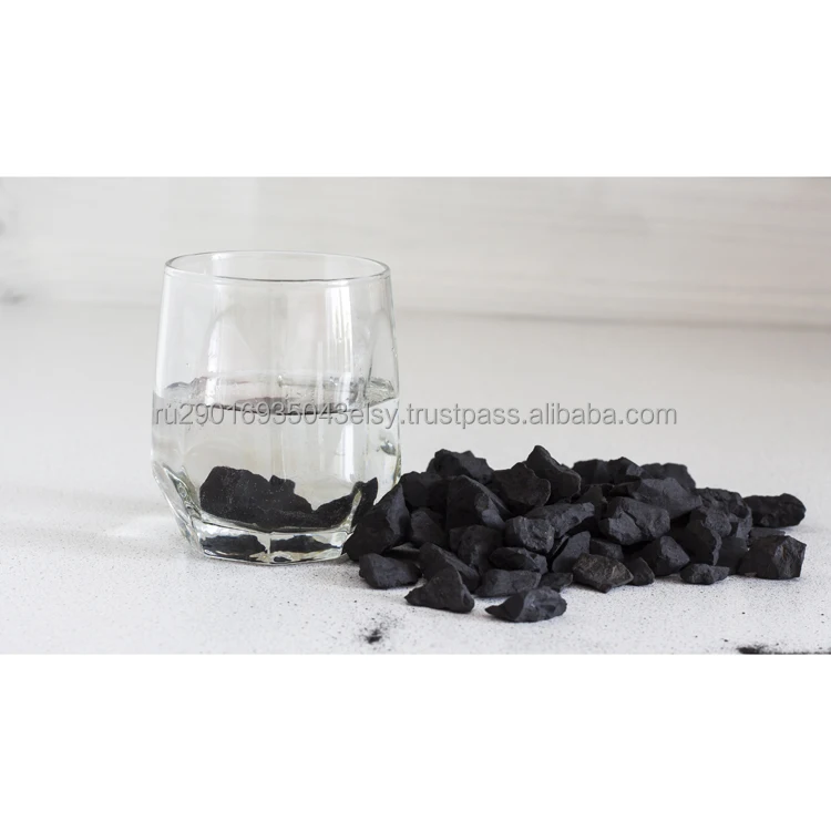 High quality shungite stone for use as water purifier fraction 20-40 mm wholesale prices shungite mineral
