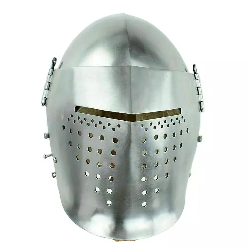 Medieval German Sallet Helmet Steel Knight Helmet European Close Knight vintage handmade Armor