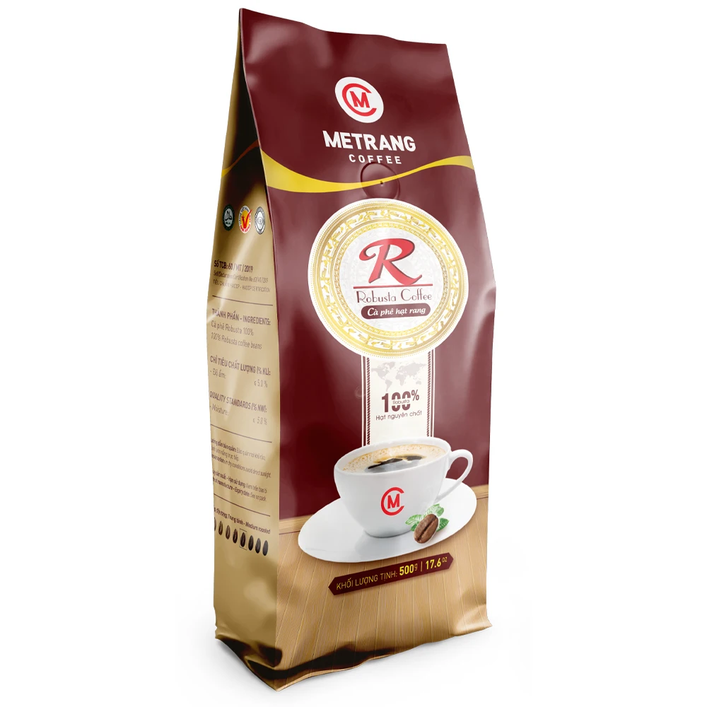 Medium Roaste Type Caffeinated Arabica Coffee From vietnam In Bag Packaging Robusta roasted coffee beans