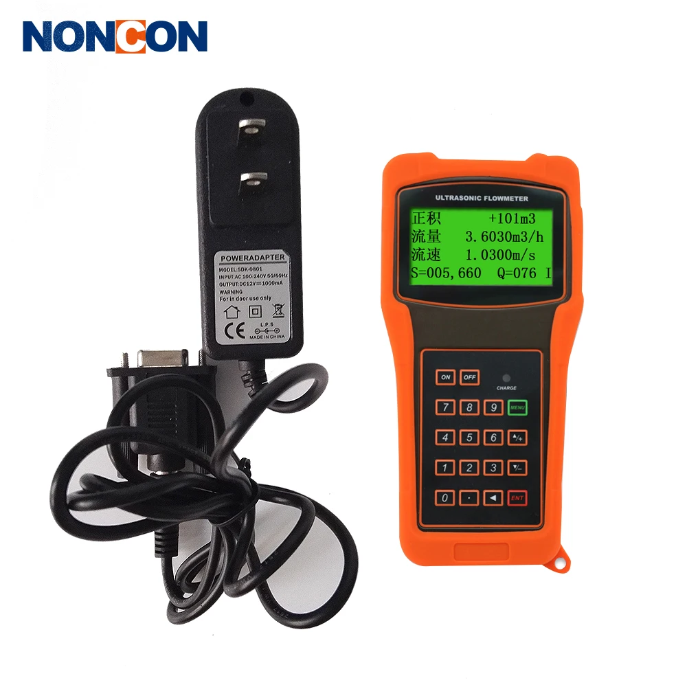 Hot selling  UF2200 handheld clamp type liquid flow meter ultrasonic water sewage clamp on ultrasonic flow meters