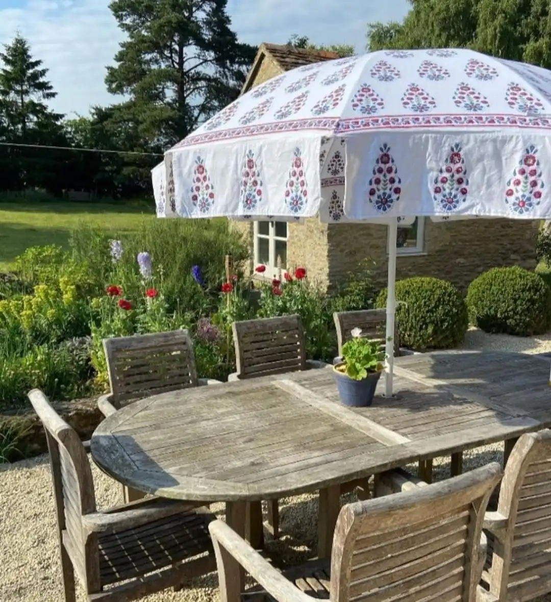 Wholesale Indian Wedding Umbrella Floral Designer Outdoor Decorations Party Decorations Cotton Fabric Vintage Parasols