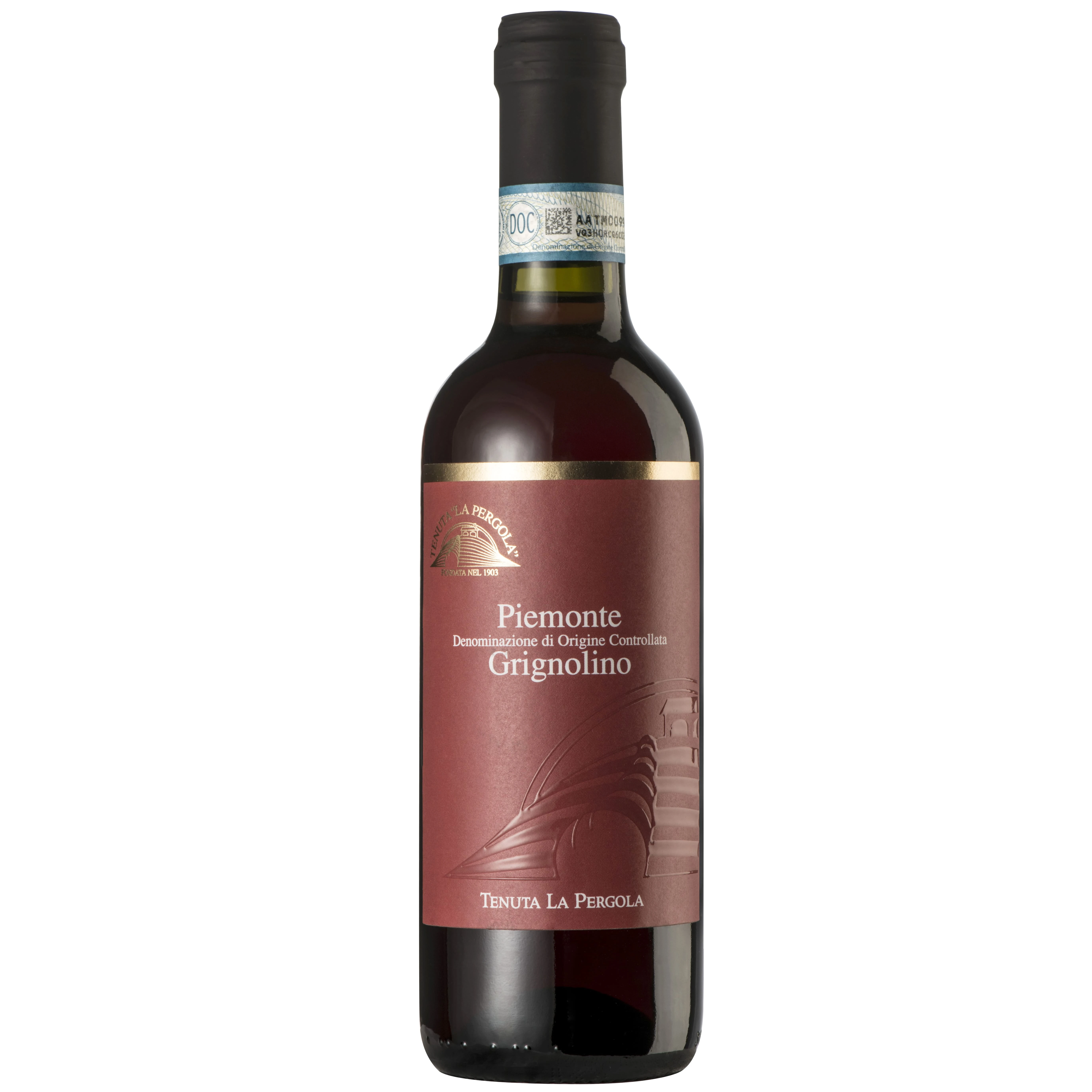 Качественное итальянское красное вино Piedmont Piemonte DOC Grignolino 37,5 cl glass для продажи и экспорта