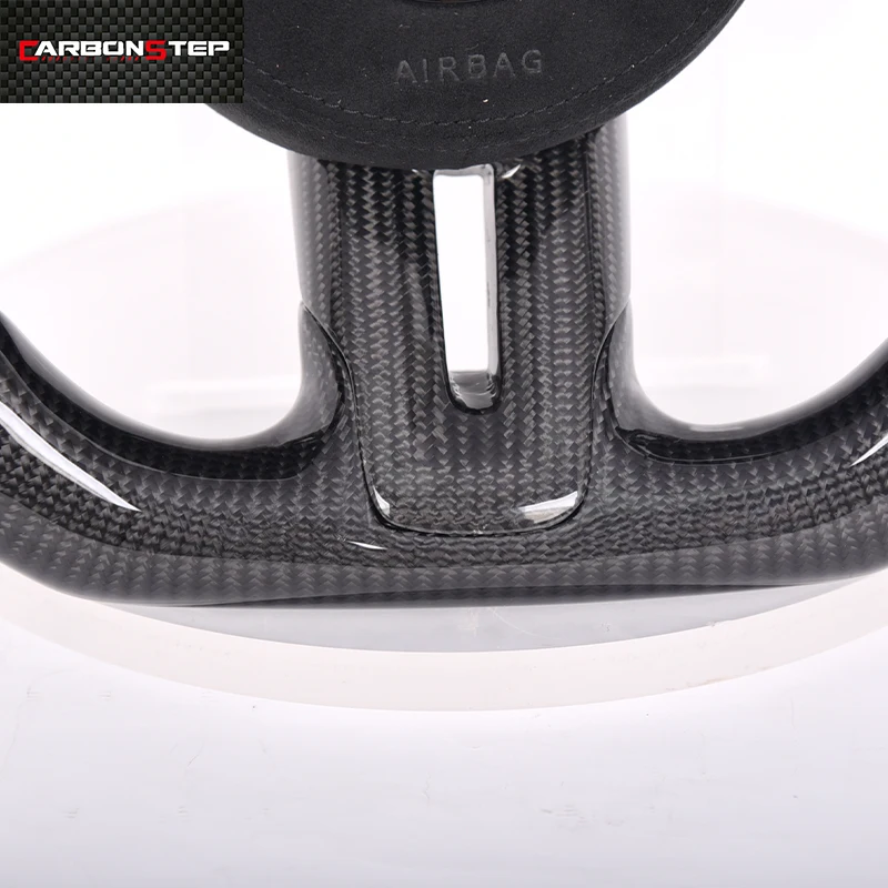 smart led custom alcantar Carbon Fiber Steering  Wheel  for Mustang
