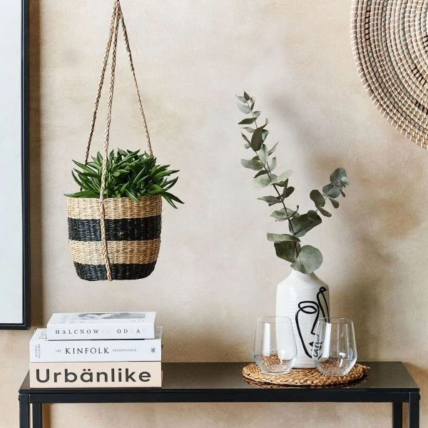 Vietnam Cheapest Item Seagrass Woven Baskets Handmade Decorative Planters Small Other Storage Organization For Home Decor