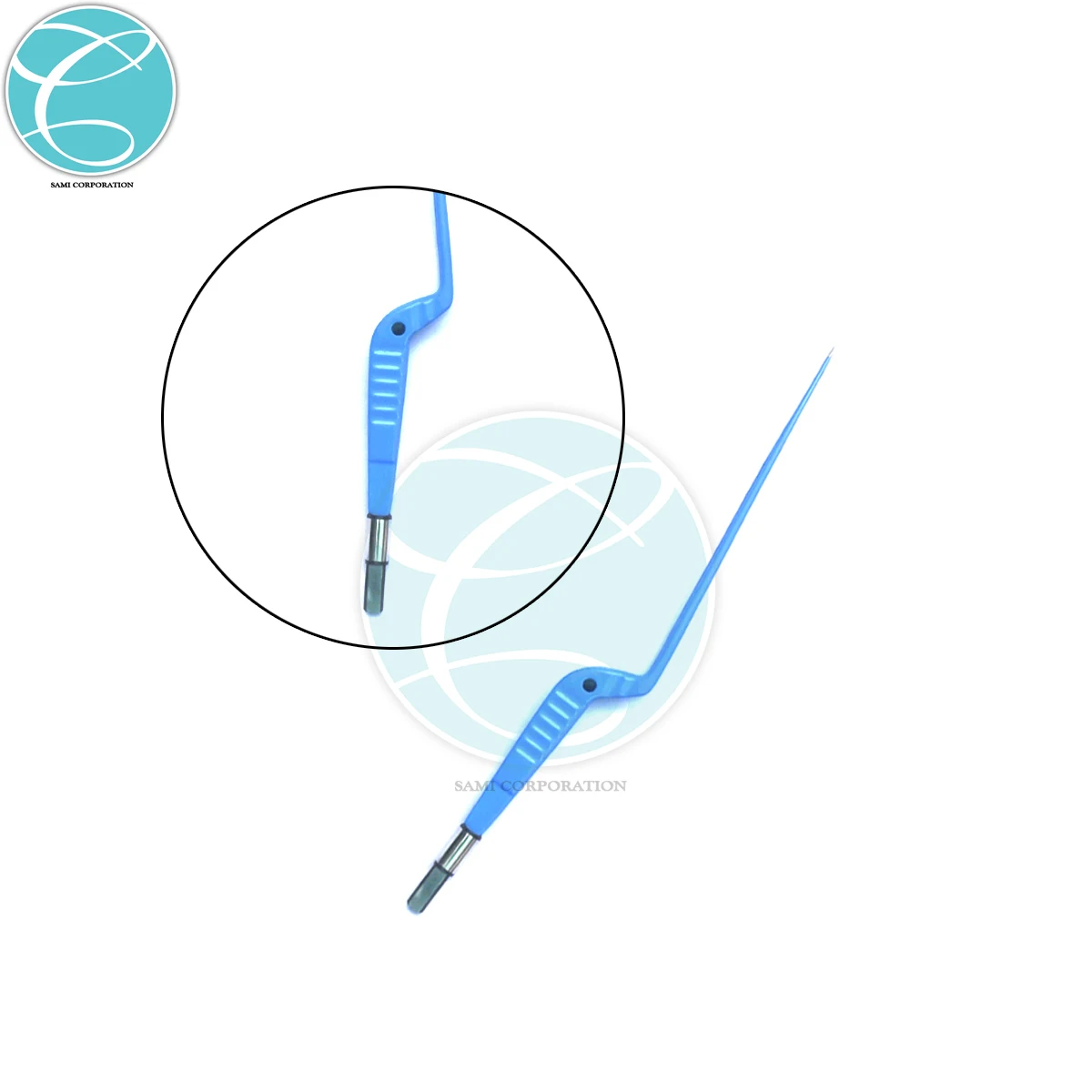 Bipolar forceps Curved Straight Coagulation Bipolar Diathermy European Bipolar Forceps By Sami corporation