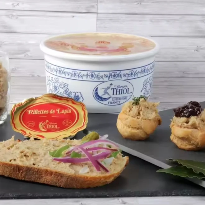 RABBIT RILLETTES TERRINE 1 KG