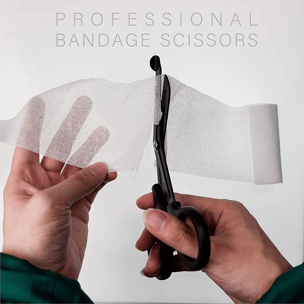 REMEDA Medical Shears Safety Medical Scissors with Blunt Tip and Serrated Blade 50 HRC Available in Multi Colours