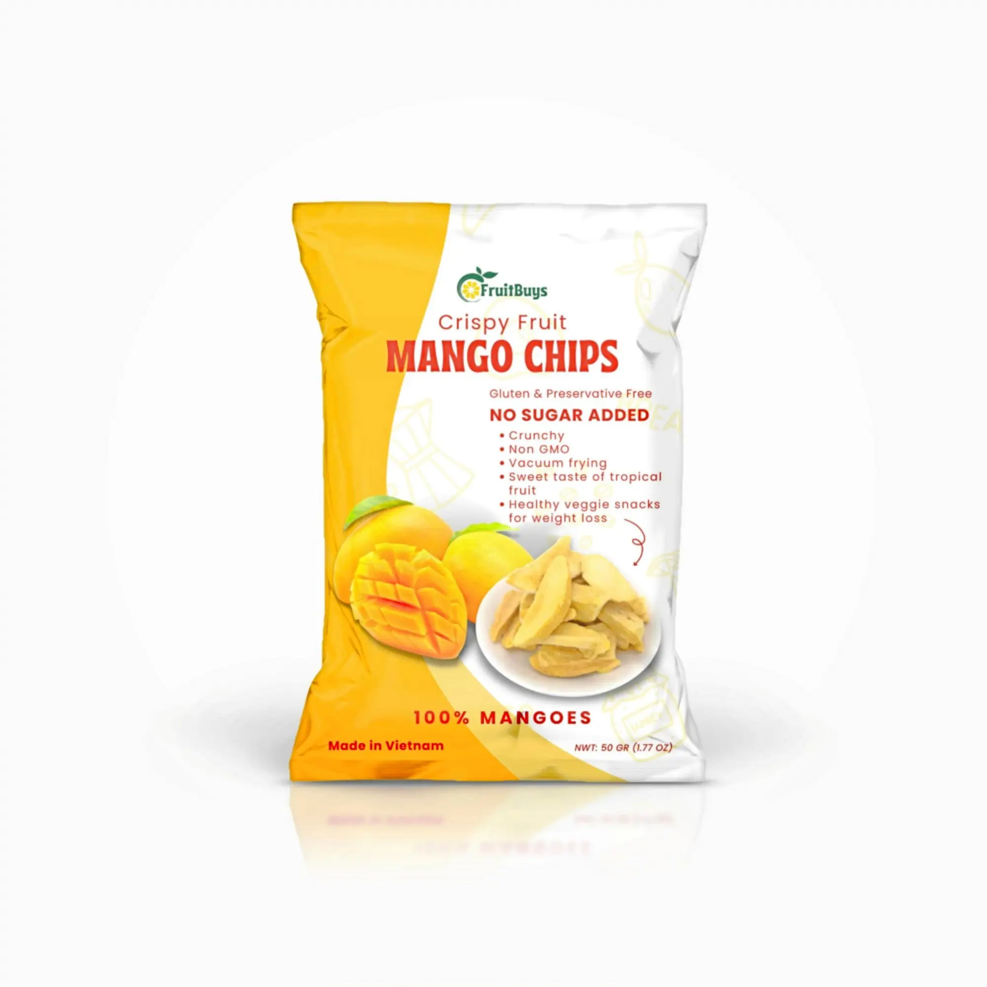 Экзотические вьетнамские чипсы манго, оптовая цена без минимального количества заказа-фруктовые вьетнамские чипсы