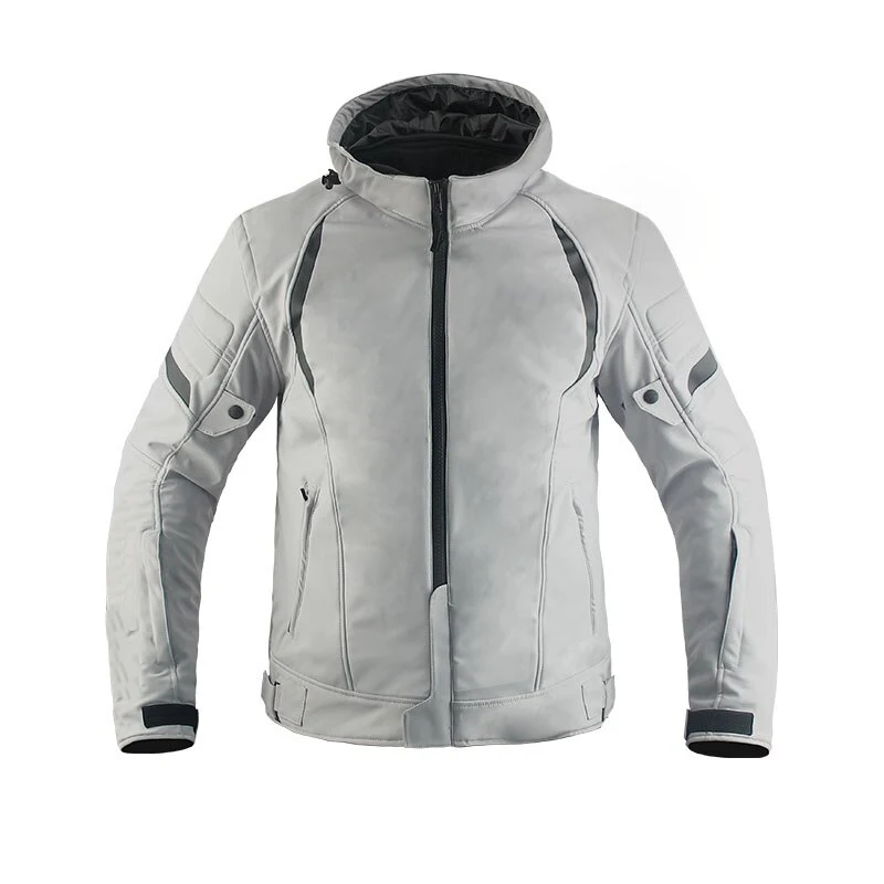 Winter Style Motorcycle Jacket For Men Women Riding Protective Suit Motorcyclist Clothes Size M -5XL Gray Red Green Fs-042126