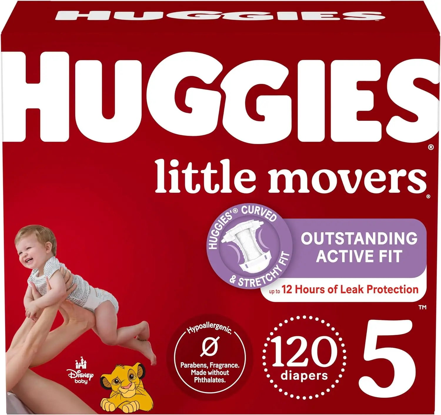 USA Origin Dealer of Hug-gies Diapers Little Snugglers Baby Diapers Size Newborn (up to 10 lbs) 128 Counts for Sale