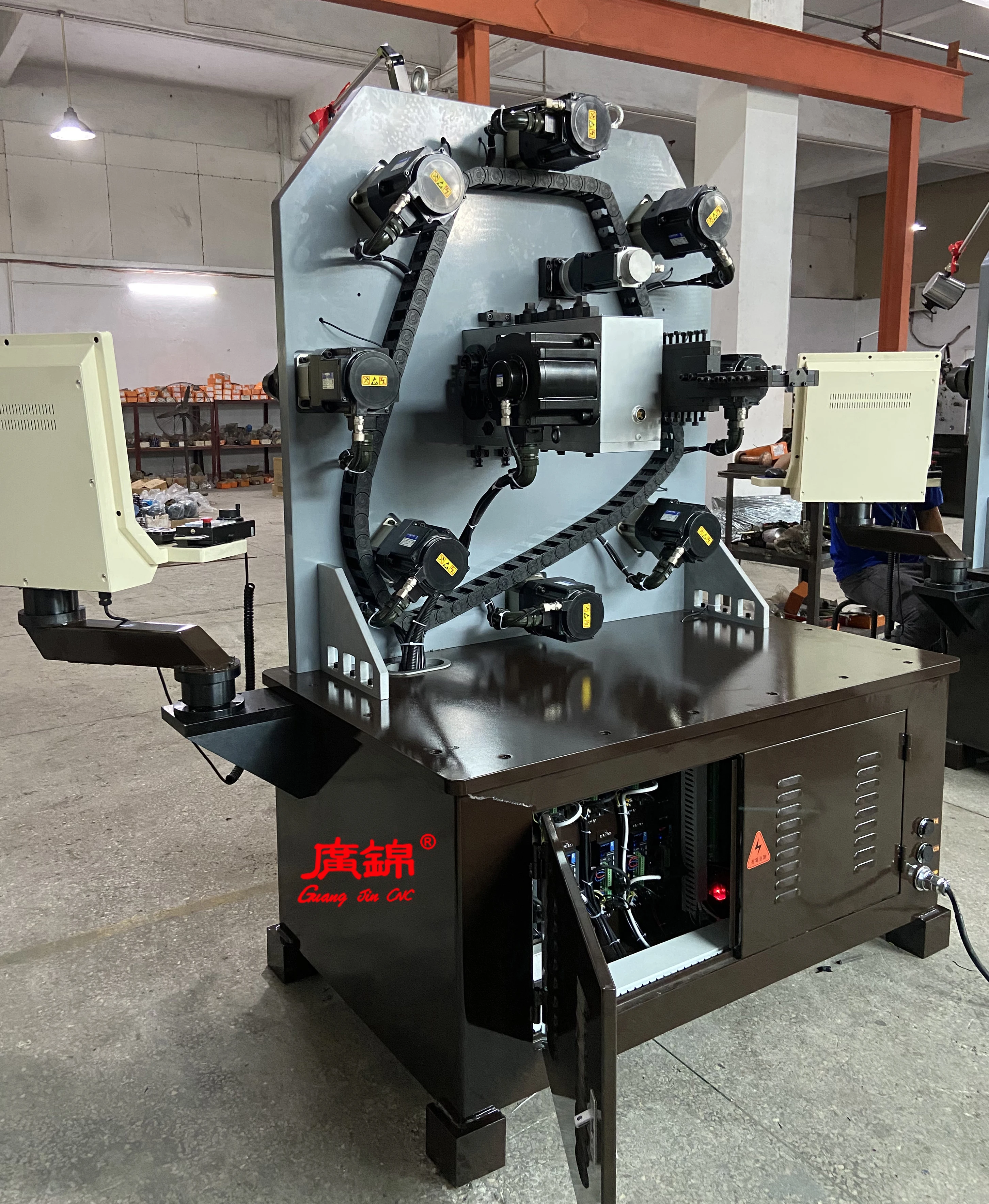 1.2--4.5 mm CNC Camless automatic wire  forming machine double torsion spring forming machine