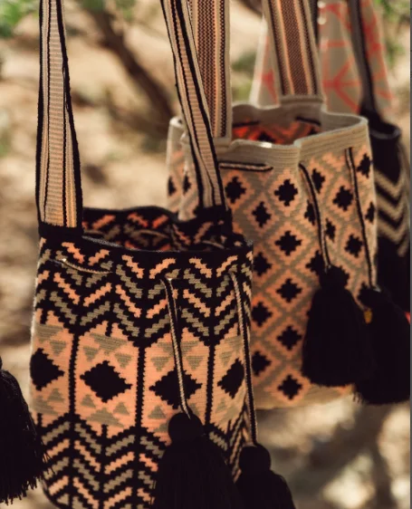 Classy look Trending design Crochet purse easy to Carry Large size Wayuu crochet bag for women handbag Original Large WAYUU BAG