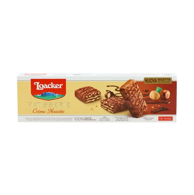 Новое поступление, Лидер продаж, чистые ингредиенты, сладкий вкус, Loacker Creme Loud Ette Gran Pasticceria 100 г X 12