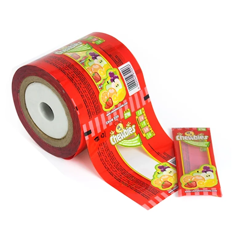 Food Grade Customized Plastic Laminated Film Roll 30cm Width Flexible Bopp CPP PE Glossy Surface Moisture Proof Printed Soft