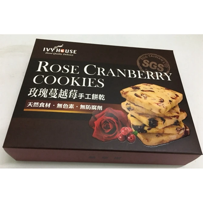 Manufacturers Provide Semi-hard Cookies Rose Cranberry Handmade Cookies