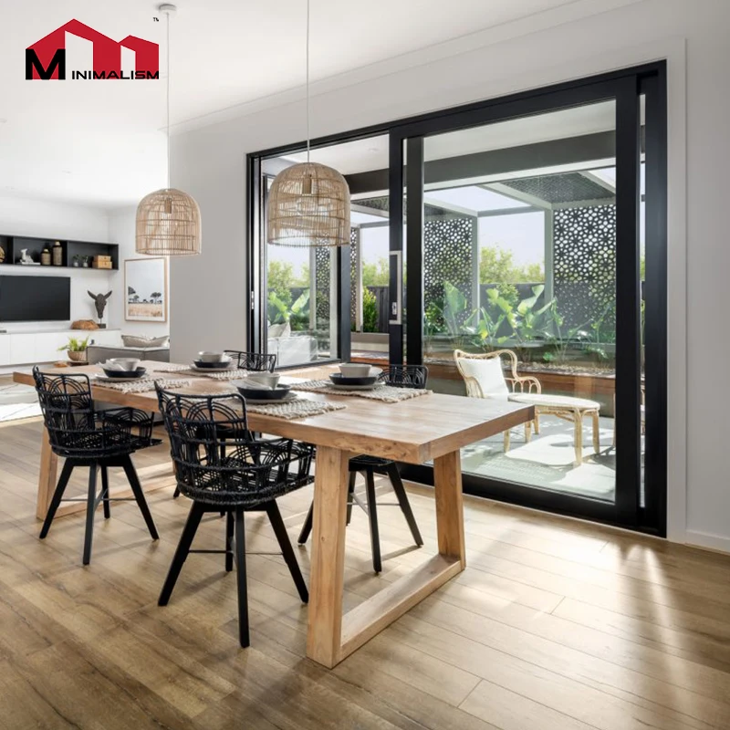 NFRC American Standard Balcony Soundproof Interior Double Glass Sliding Door