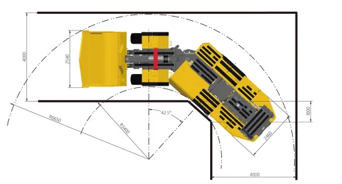 XUL514(WJ-6) Four-Wheel Drive LHD Loader Machine Home Use Restaurant 1-15 Ton Capacity Deutz Bearing Underground Mining
