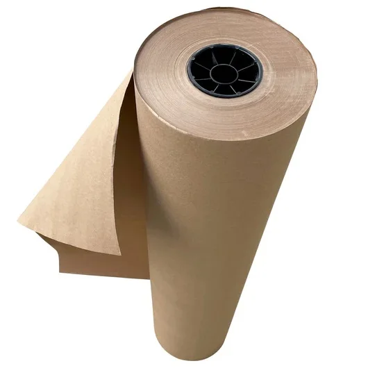 Brown Kraft Paper Roll for Gift Wrapping, Packing Food Grade Wood Pulp Paper Single and Double Side Coated Eco-Friendly